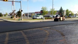 CassilsRoad Intersection Paving
