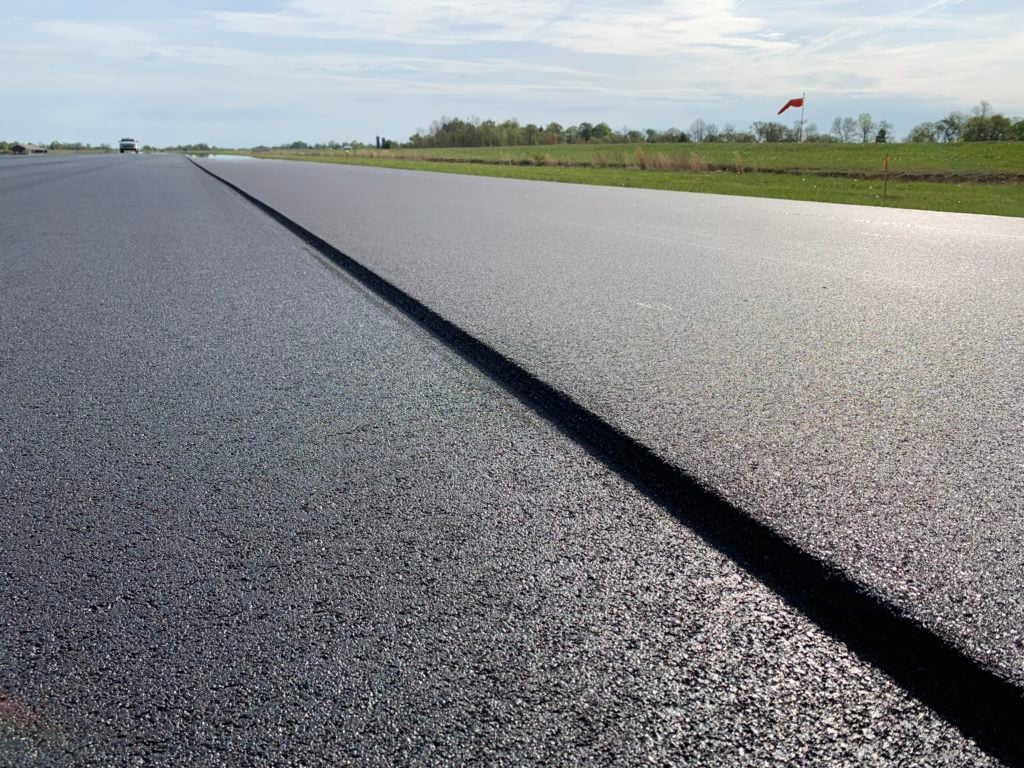 custom asphalt mix design utilizing ACE XP polymer fibers