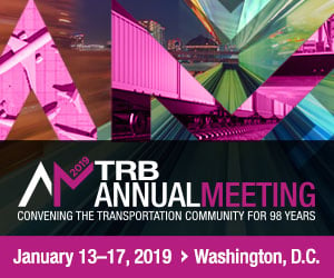 Transportation Research Board (TRB) 98th Annual Meeting